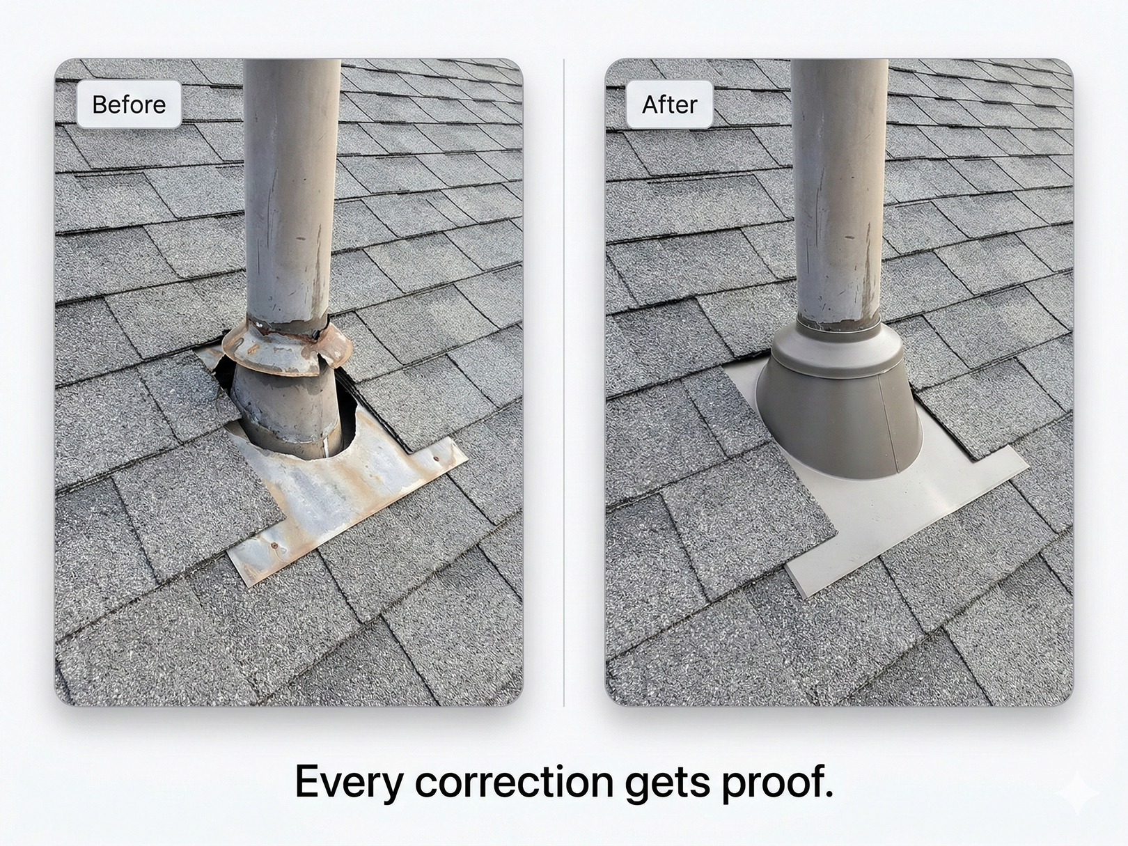 The “two-photo rule” for every correction