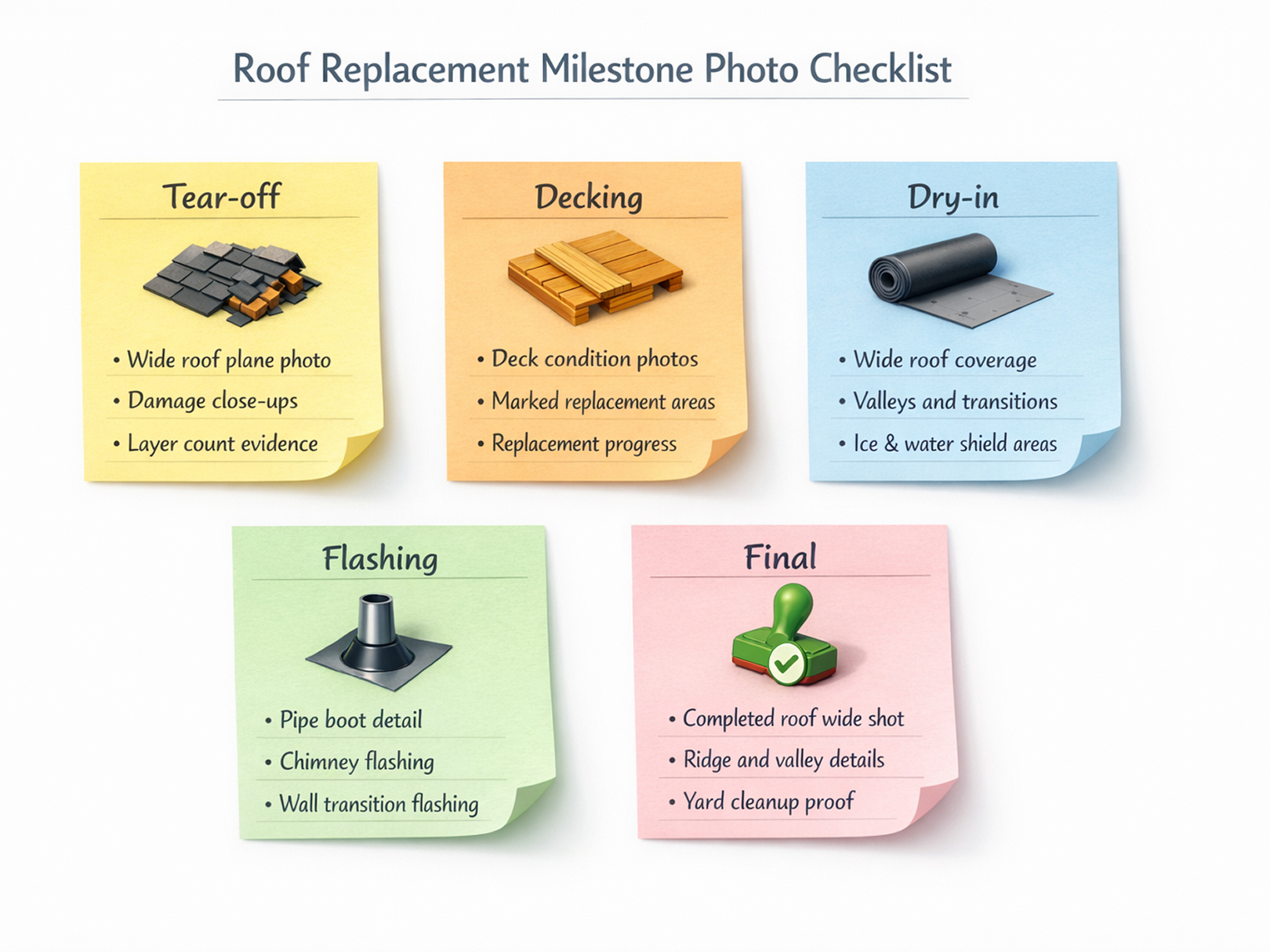 During photo set (milestones that unlock approvals)