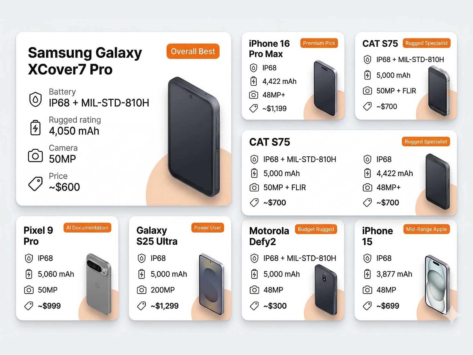 Top 7 Best Phones for Construction Workers in 2026